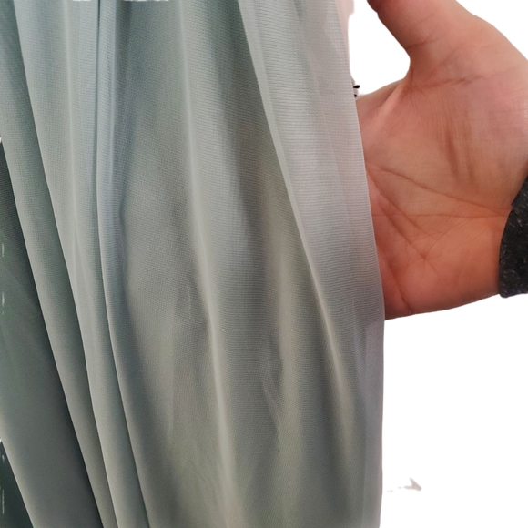 NWT Birdy Grey Sage Lianna Bridesmaid's Maxi Dress Sz. 2XL - Picture 9 of 15